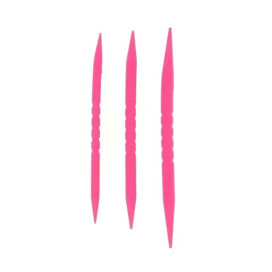 Cable Needles with Grooves Set of 3 - Pink - Paradise Fibers