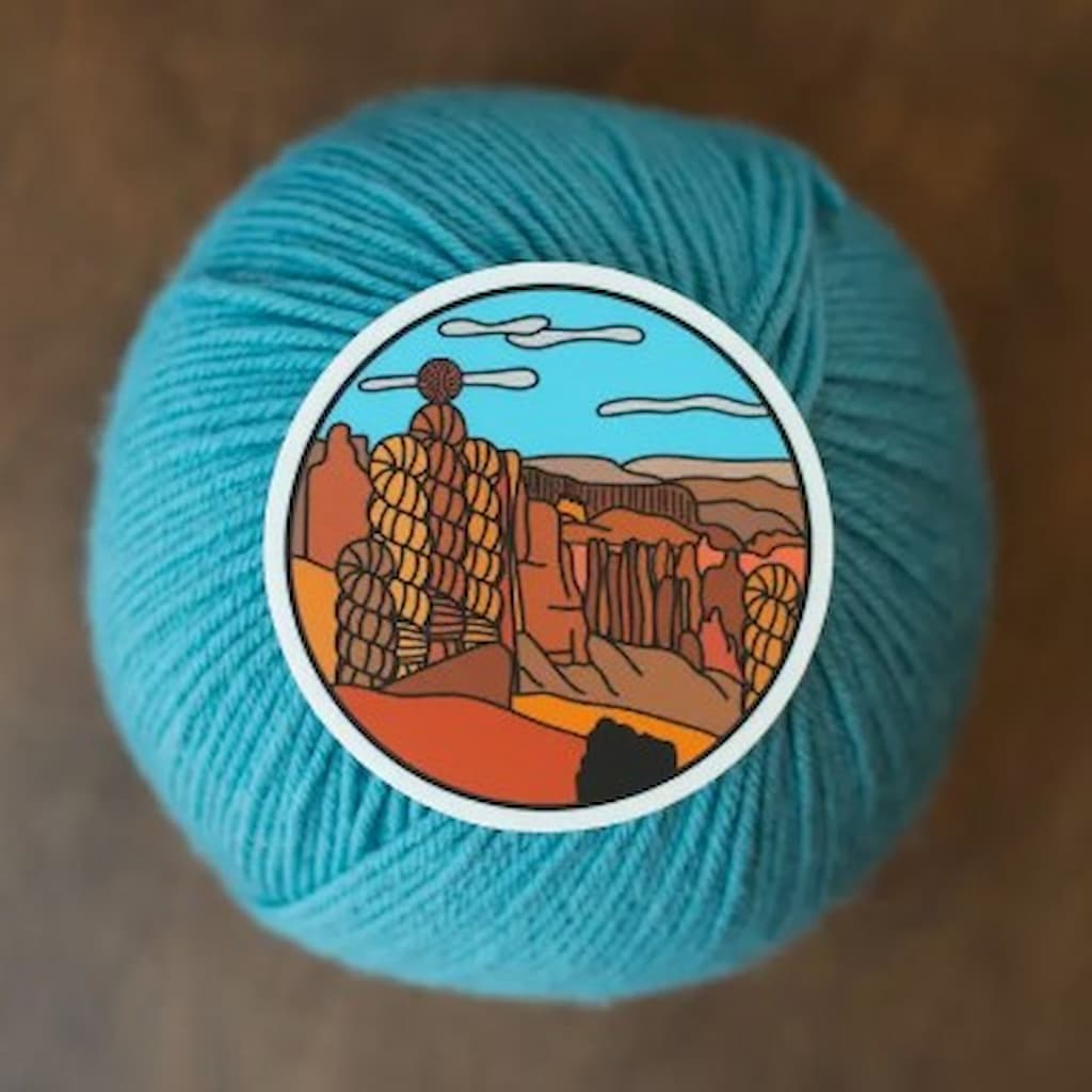 Camp Stitchwood | Bryce Canyon Knitional Park Knitting Sticker - Paradise Fibers