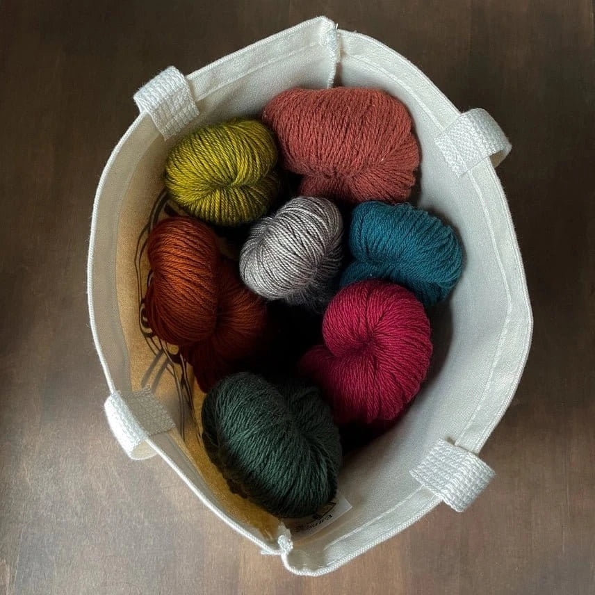 Camp Stitchwood | Purl Scouts Knitting Tote Bag - Paradise Fibers