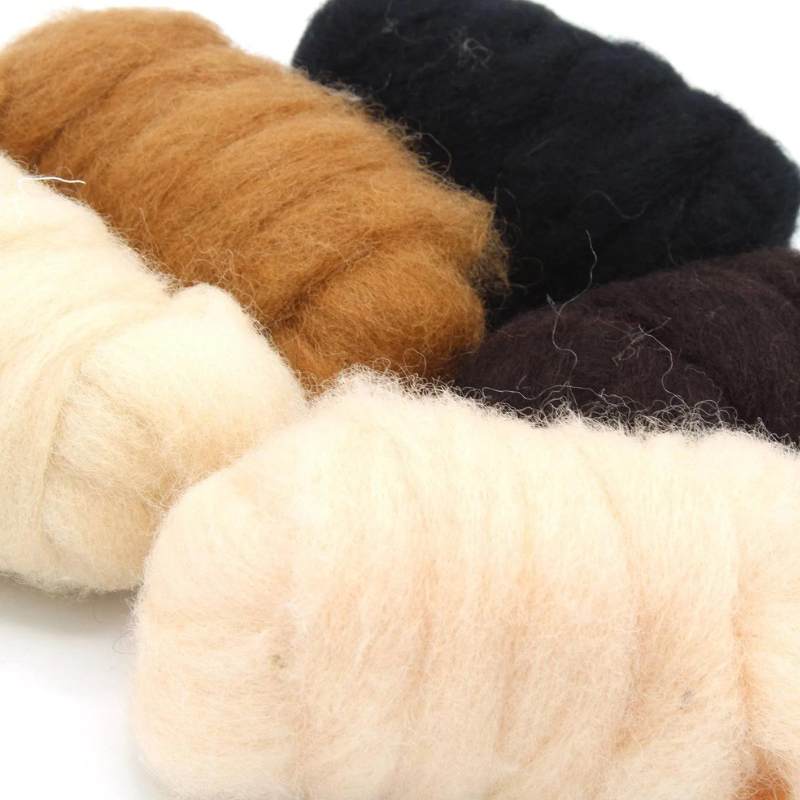 Carded Corrie Mixed Bags | Animal Tones - Paradise Fibers