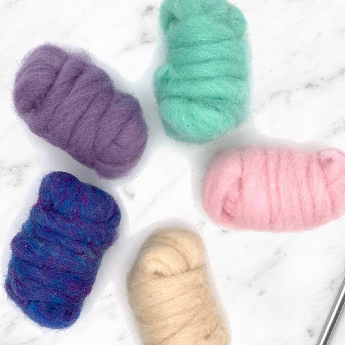 Carded Corrie Mixed Bags | Fairy Tones - Paradise Fibers
