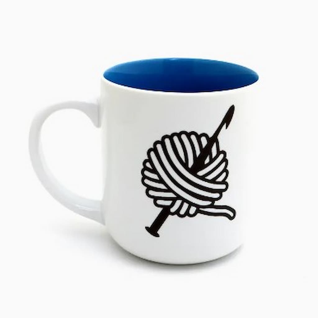 Ceramic Coffee Mug | I Crochet So I Don't Choke People - Paradise Fibers