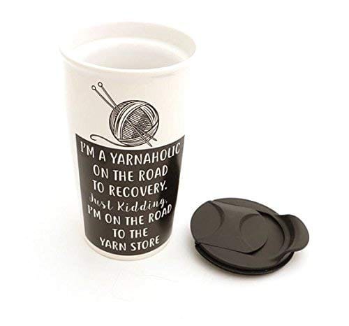 Ceramic Coffee Mug | Yarnaholic - Paradise Fibers