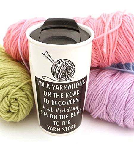 Ceramic Coffee Mug | Yarnaholic - Paradise Fibers