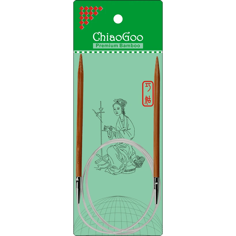 ChiaoGoo Bamboo Circular Knitting Needles - 40" (100cm) - Paradise Fibers