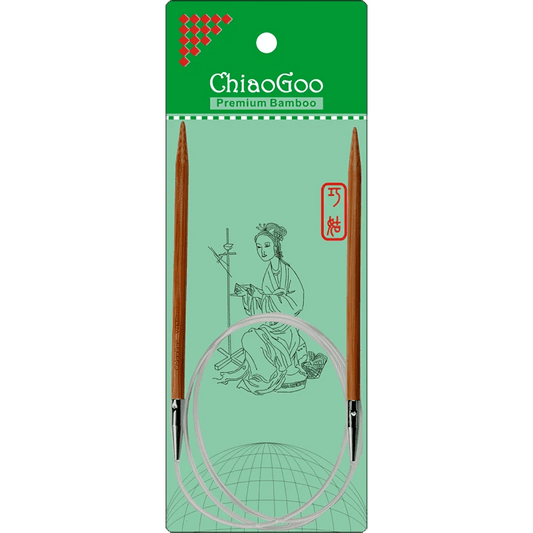 ChiaoGoo Bamboo Circular Knitting Needles - 40" (100cm) - Paradise Fibers