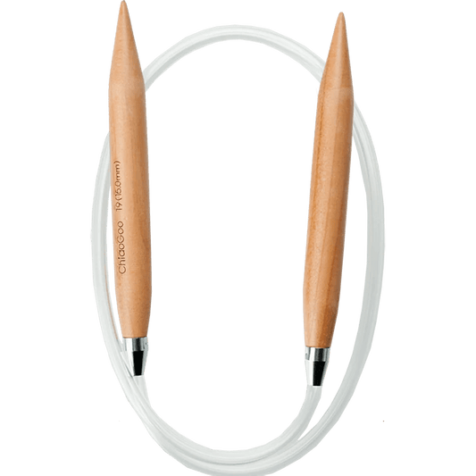 ChiaoGoo Oversized Wooden Circular Knitting Needles - Paradise Fibers