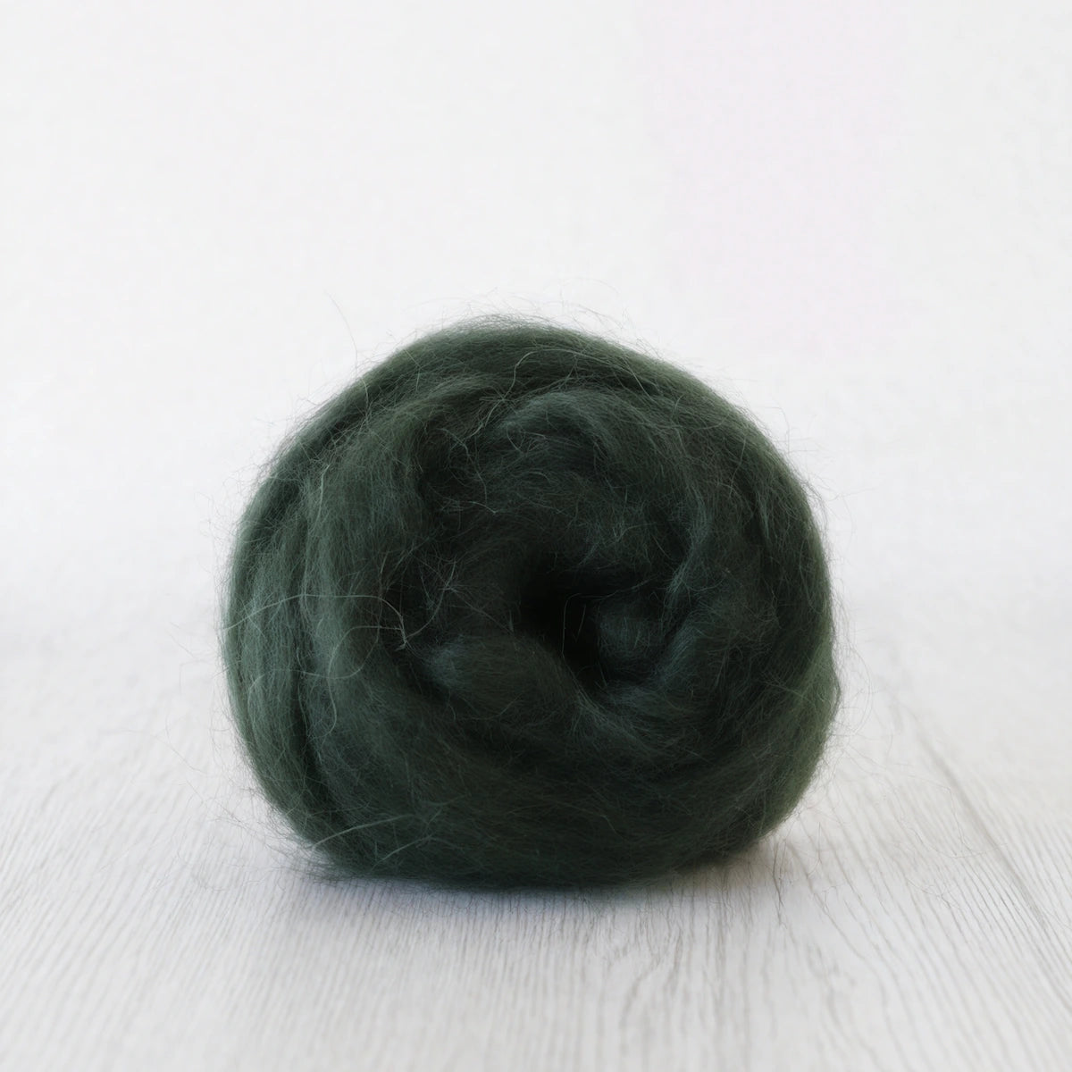 Dyed Mohair Wool Top - Fir | Paradise Fibers