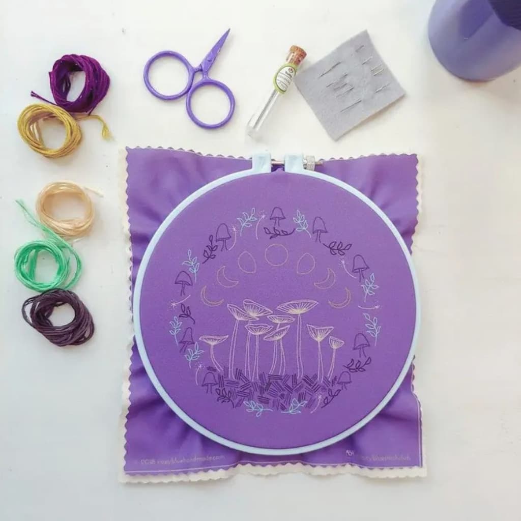 Cozyblue Fairy Ring Embroidery Kit - Paradise Fibers