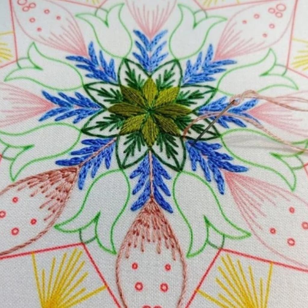 Cozyblue Market Day Embroidery Kit - Paradise Fibers