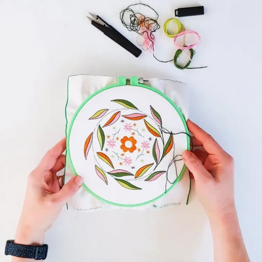 Cozyblue Mellow Mood Embroidery Kit - Paradise Fibers