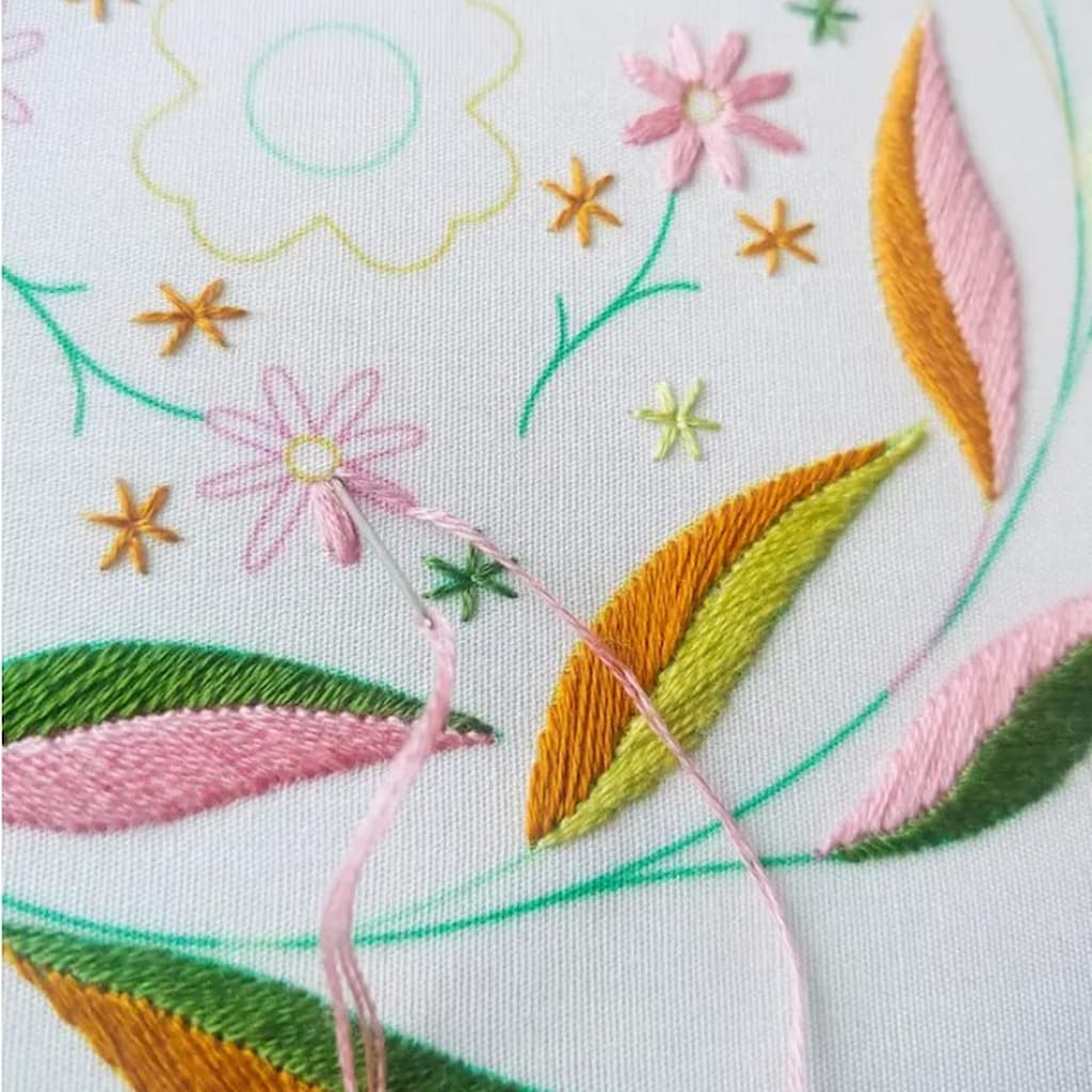 Cozyblue Mellow Mood Embroidery Kit - Paradise Fibers