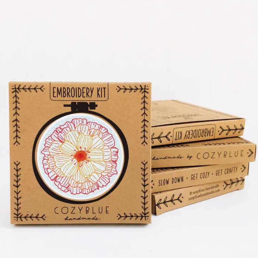 Cozyblue Merry Gold Embroidery Kit - Paradise Fibers