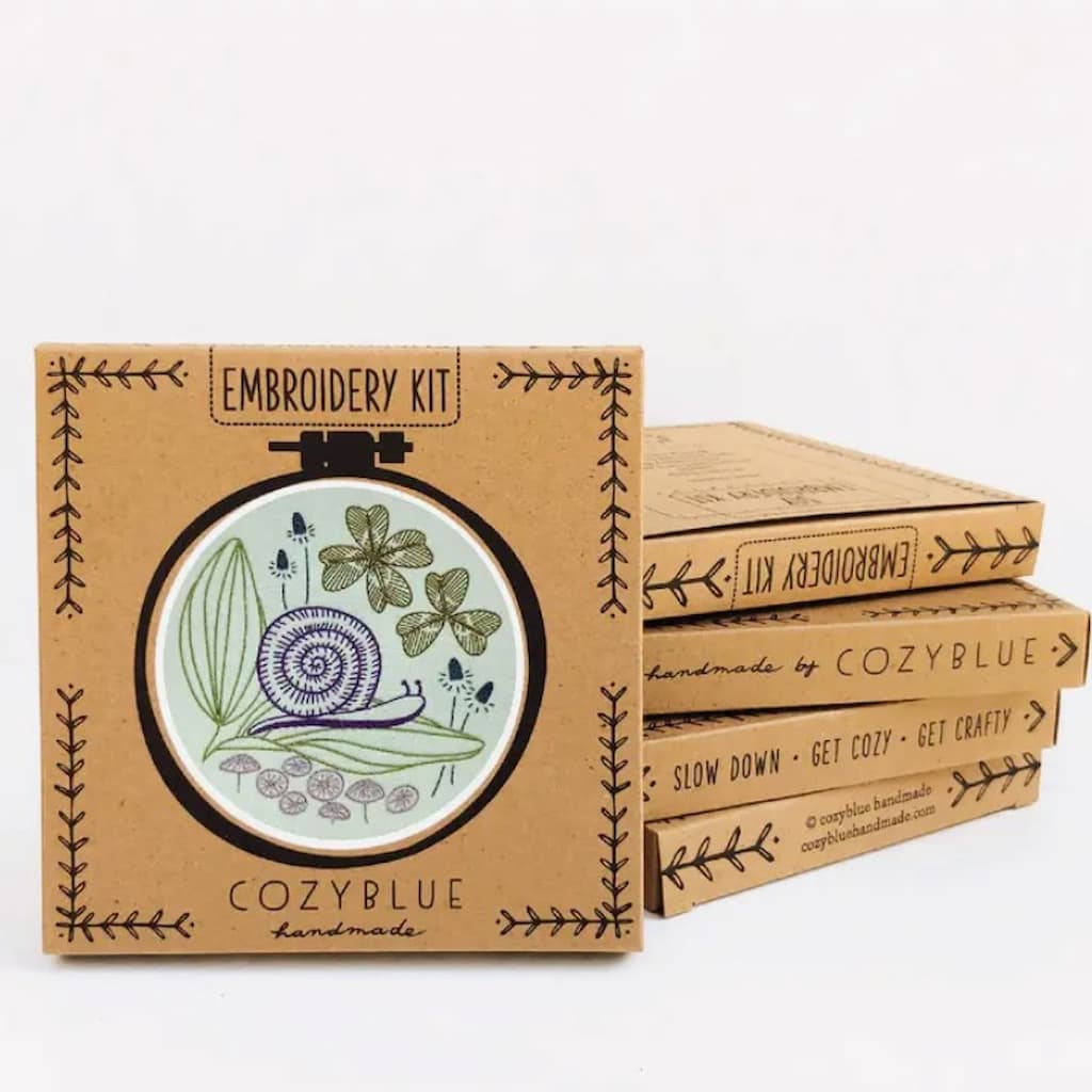 Cozyblue Slow + Steady Embroidery Kit - Paradise Fibers