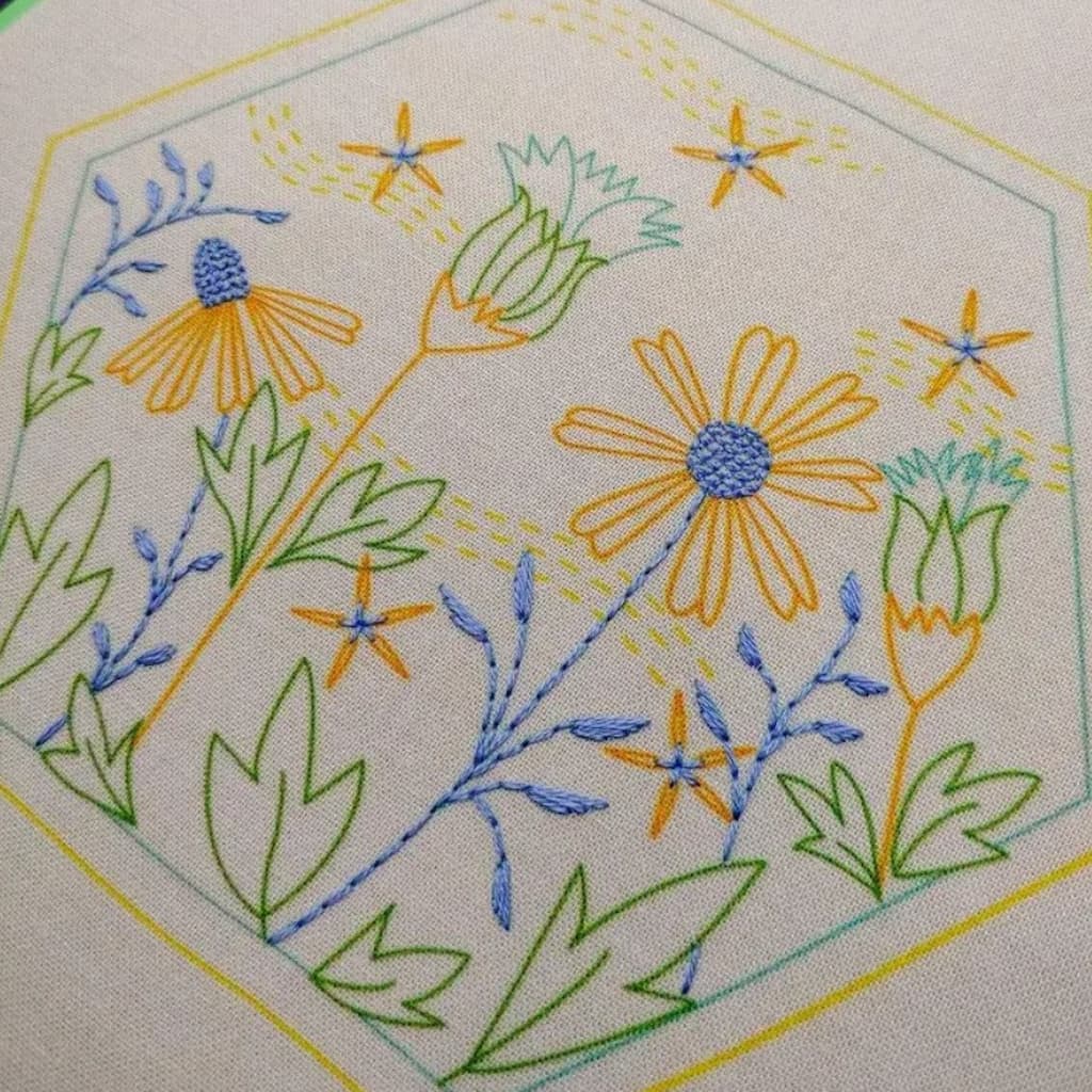 Cozyblue Summer Breeze Embroidery Kit - Paradise Fibers