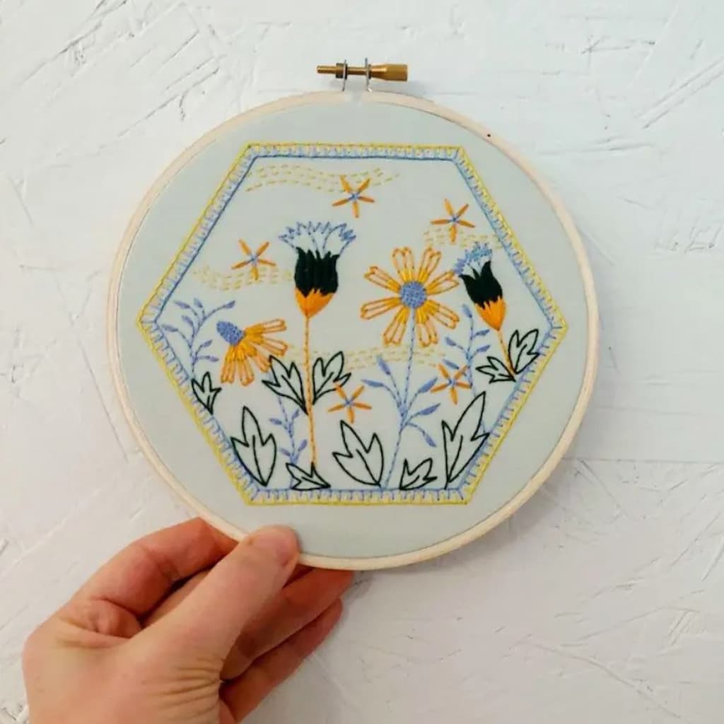 Cozyblue Summer Breeze Embroidery Kit - Paradise Fibers
