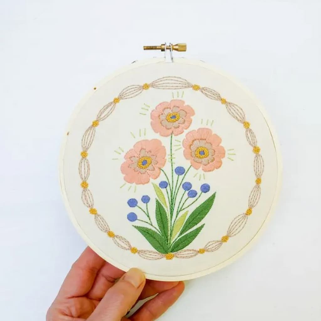 Cozyblue True Bloom Embroidery Kit - Paradise Fibers