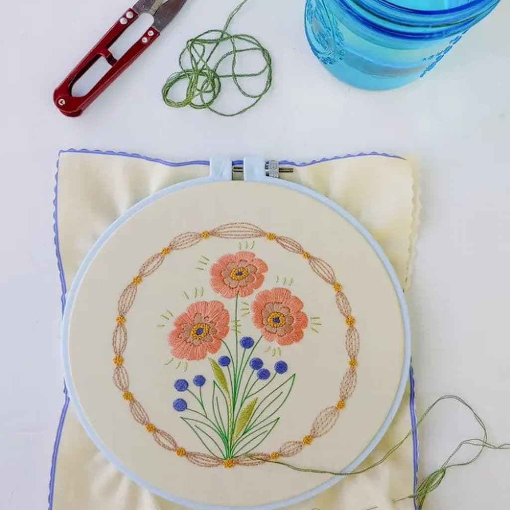 Cozyblue True Bloom Embroidery Kit - Paradise Fibers