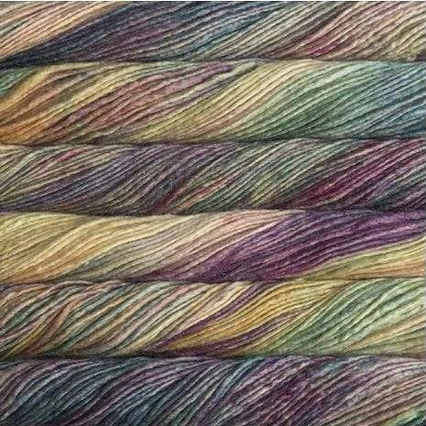 Drop Canyon Shawl Kit featuring Malabrigo Silky Merino color Arco Iris