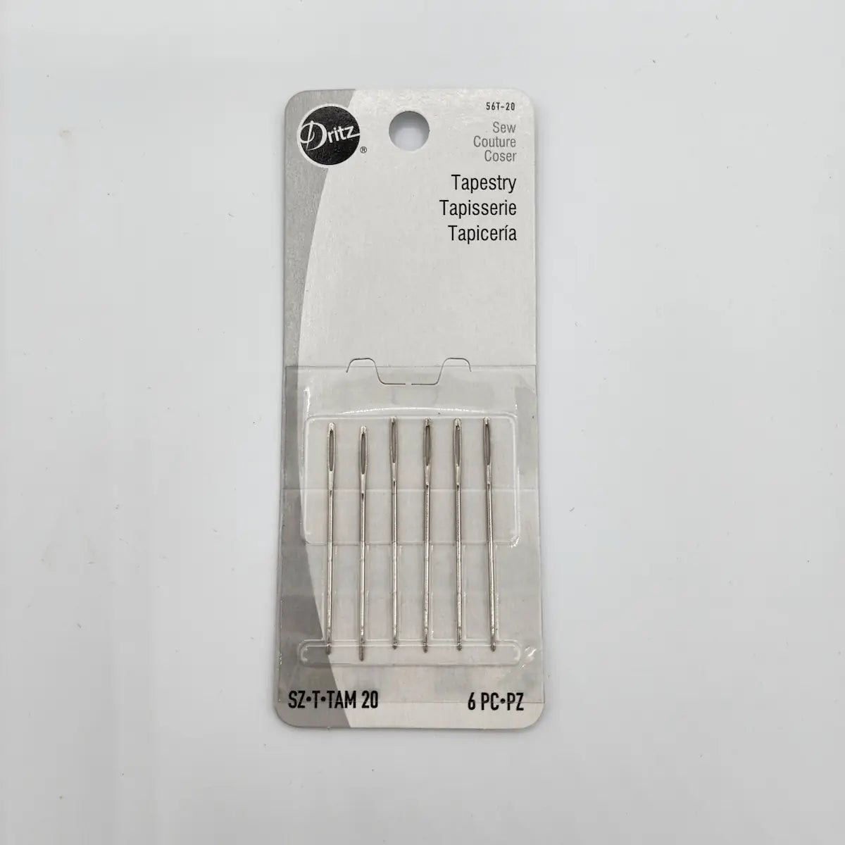 Dritz Tapestry Needles - 20 - Paradise Fibers