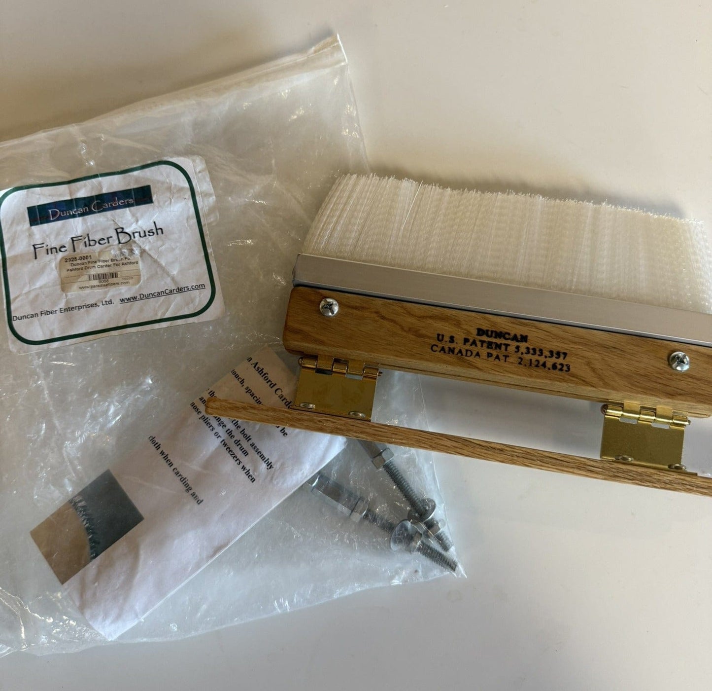 Duncan Fine Fiber Brush for Ashford Drum Carder