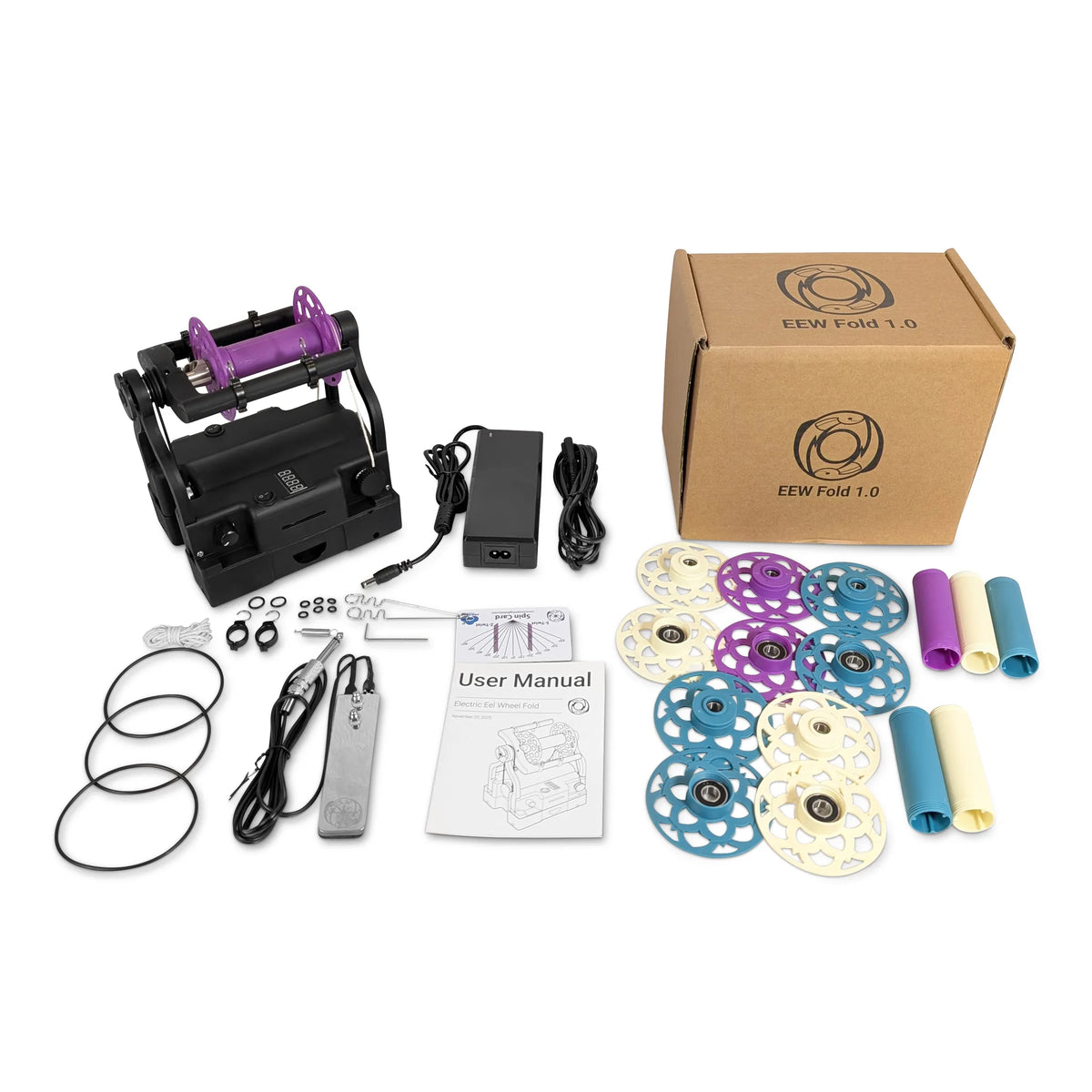 Electric Eel Wheel Fold and everything included in the box