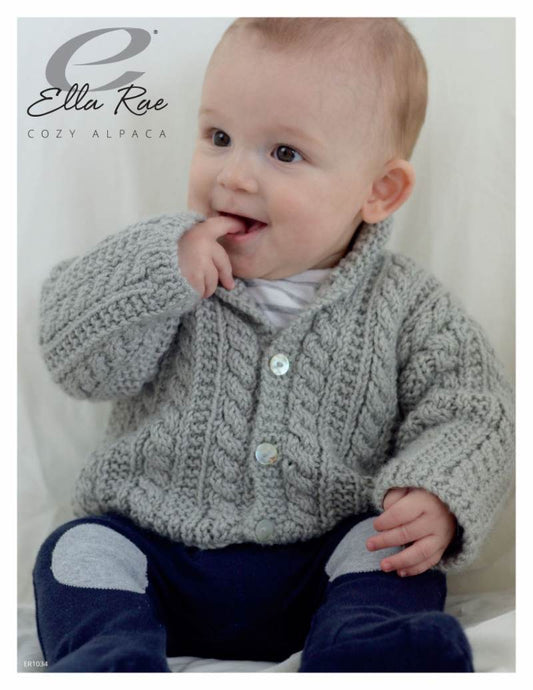 Ella Rae Henley Cardigan Pattern - Paradise Fibers