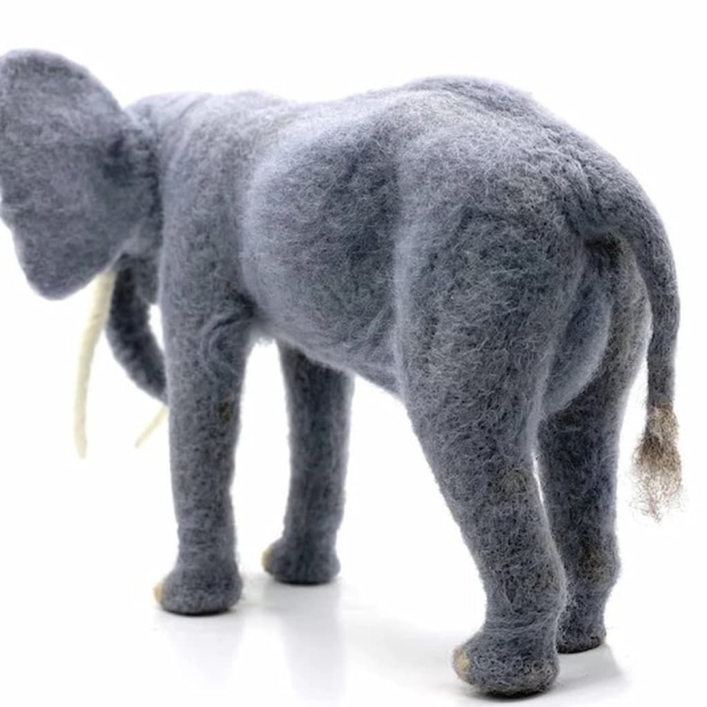 Elon the Elephant Needle Felting Kit - Paradise Fibers