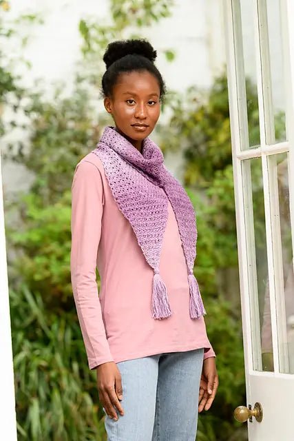 ETHEL SCARVES Pattern by Juniper Moon - Leaflet - Paradise Fibers