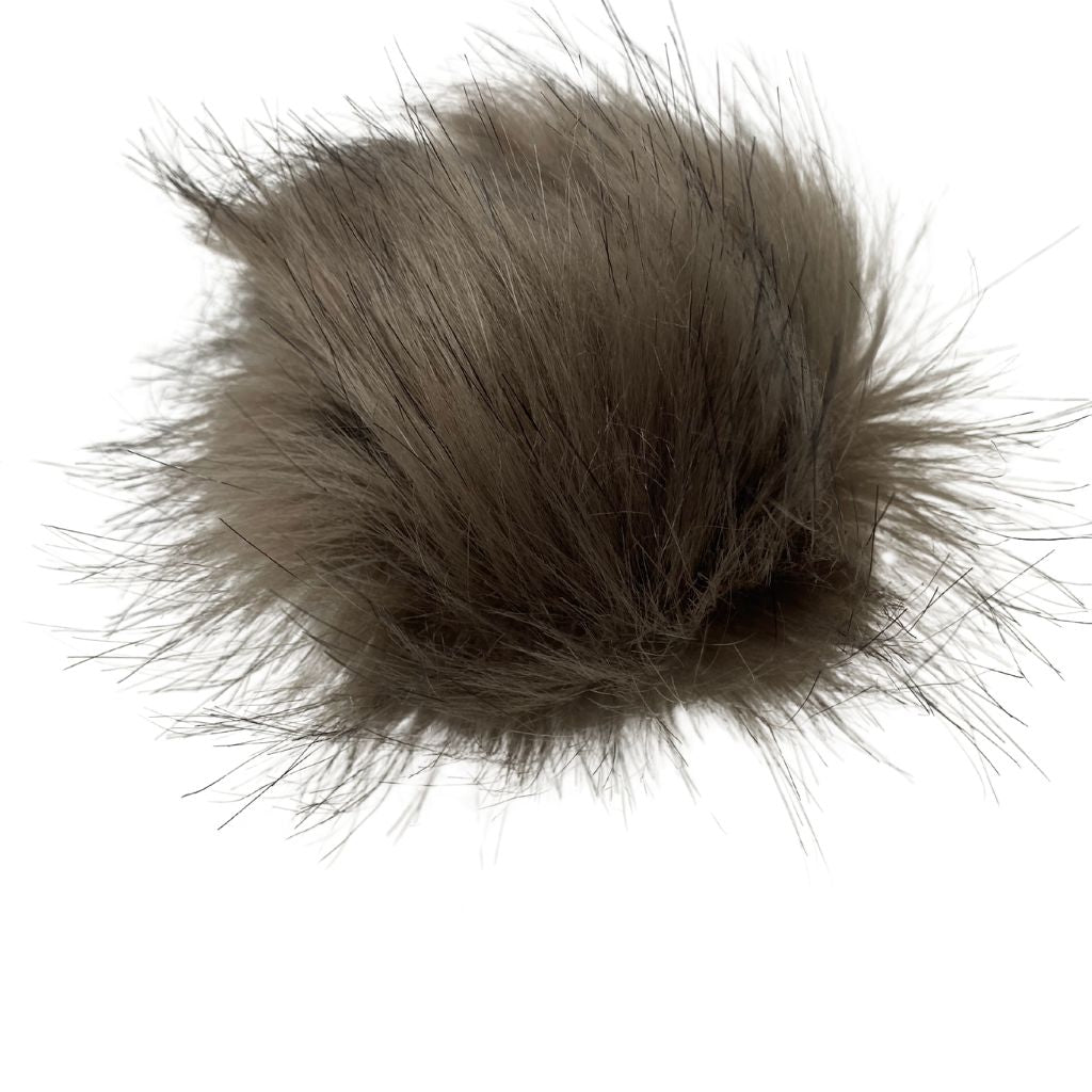 Faux Fur Pom Poms - 3" - Paradise Fibers