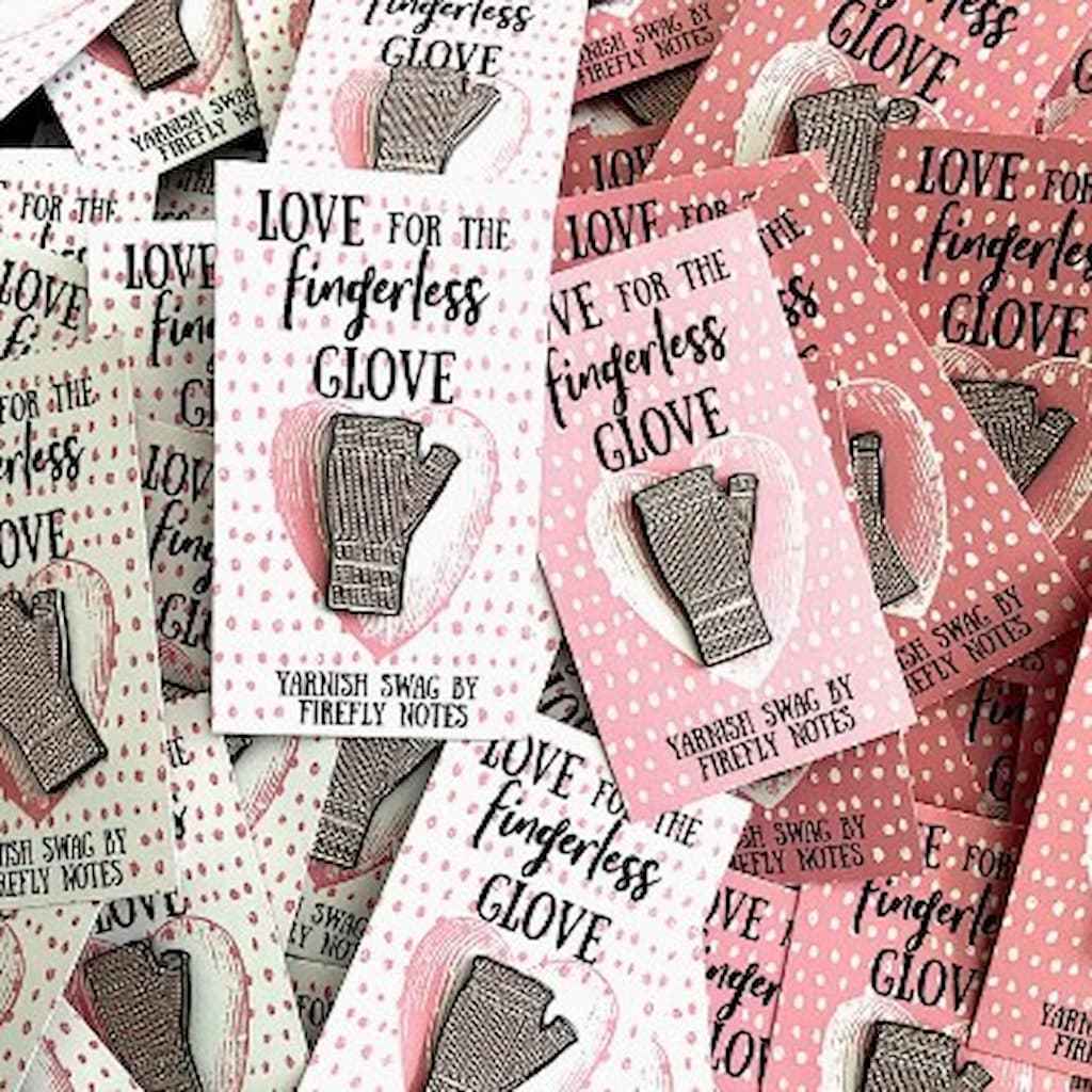 Firefly Notes | Fingerless Glove Enamel Pin - Paradise Fibers