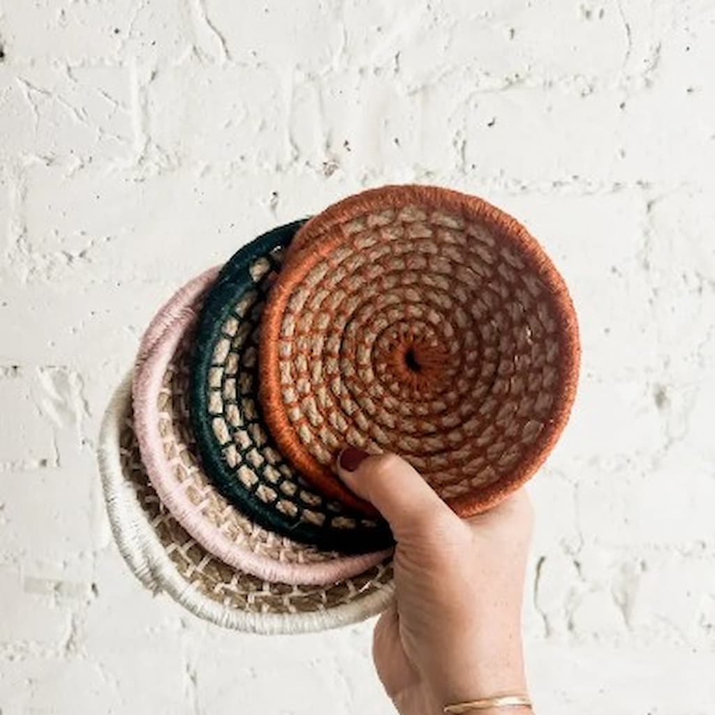 Flax and Twine Naomi Mini Bowls - Paradise Fibers