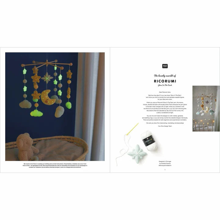 Rico Ricorumi Glow in the Dark Crochet Booklet