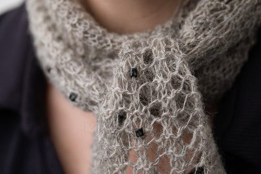 Gneiss Scarf Pattern by Laura Nelkin - Paradise Fibers
