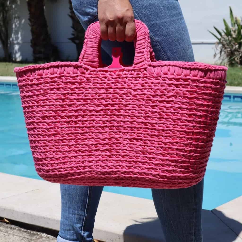 Hoooked | DIY Crochet Shopper Kit Bubblegum - Paradise Fibers