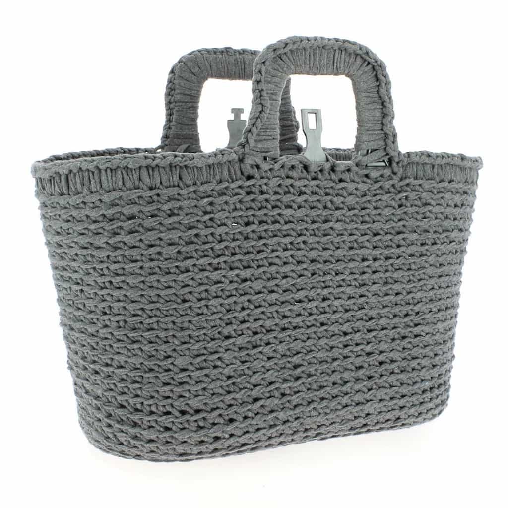 Hoooked | DIY Crochet Shopper Kit Stone Grey - Paradise Fibers