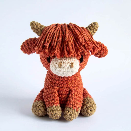 Hoooked | Highland Cow Aiden Crochet Kit - Paradise Fibers