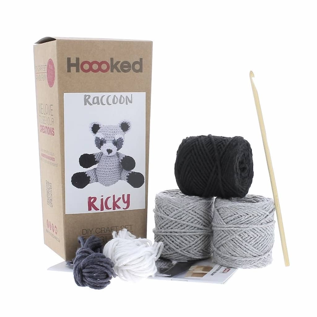 Hoooked | Raccoon Ricky Crochet Kit - Paradise Fibers