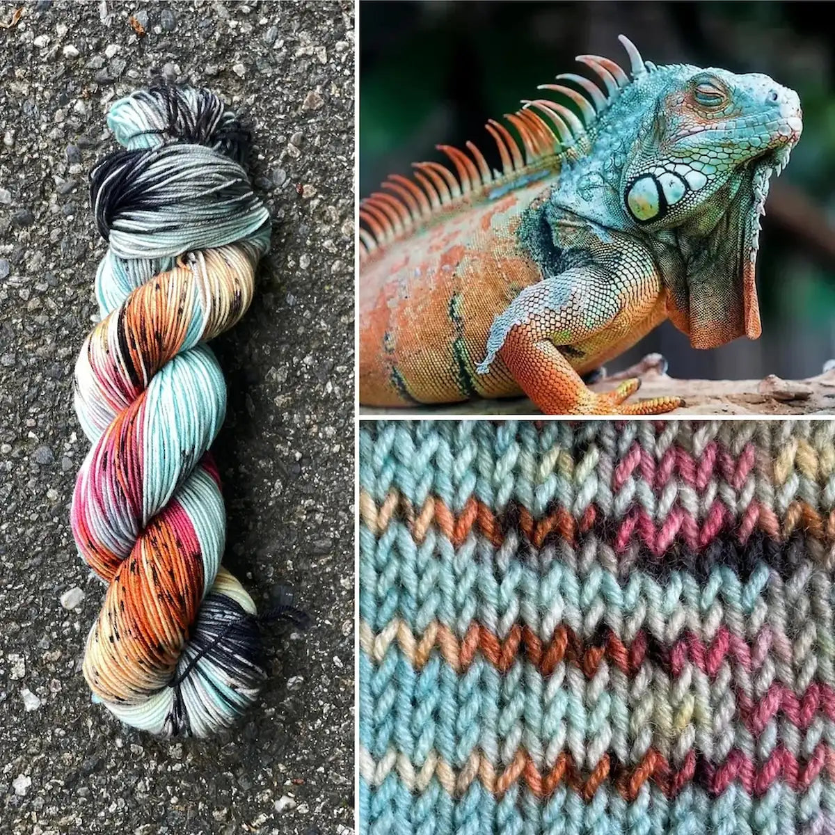Iguana - Merino/Nylon Alder Fingering Yarn