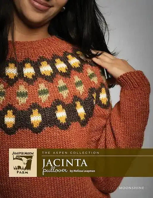 JACINTA PULLOVER Pattern by Juniper Moon Farm - Leaflet - Paradise Fibers