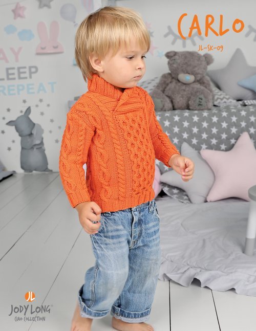 Jody Long | Carlo Child's Sweater Pattern - Paradise Fibers
