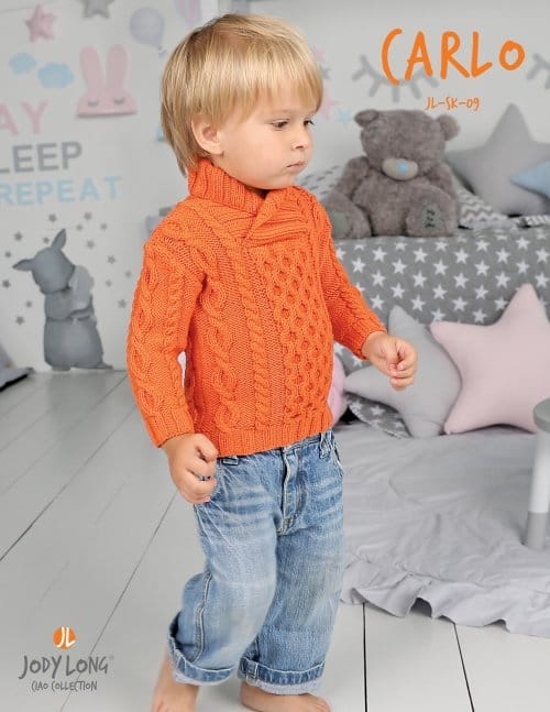 Jody Long | Carlo Child's Sweater Pattern - Paradise Fibers
