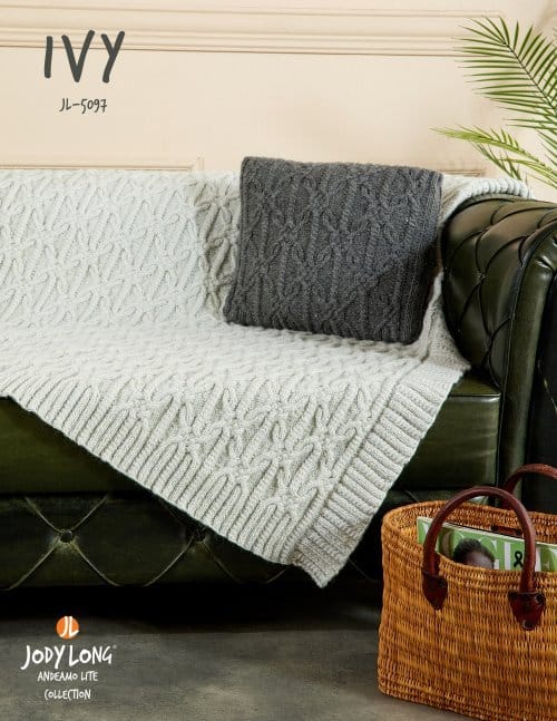 Jody Long | Ivy Blanket and Pillow Pattern - Paradise Fibers