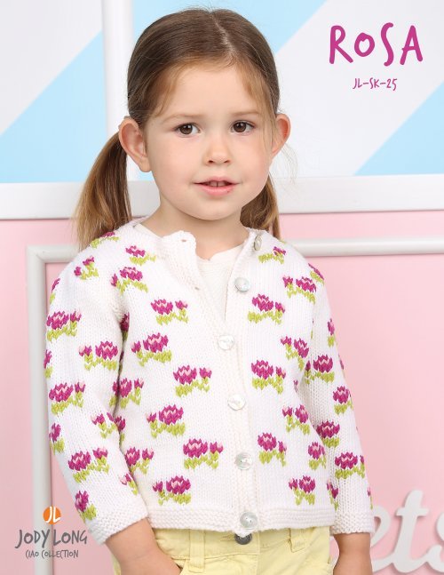 Jody Long | Rosa Child's Sweater Pattern - Paradise Fibers