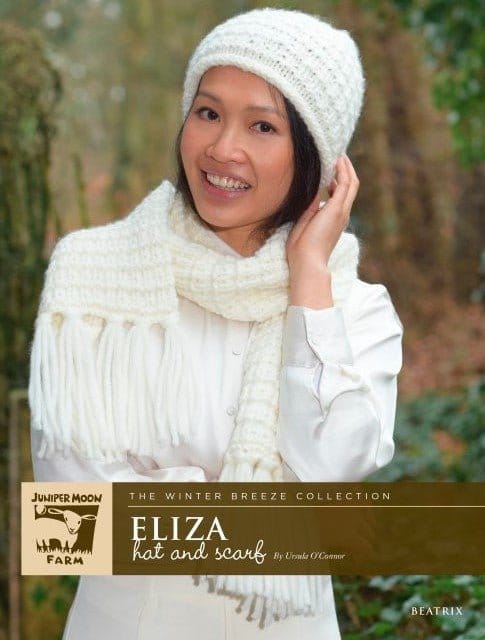 Juniper Moon Eliza Hat and Scarf Pattern - Paradise Fibers