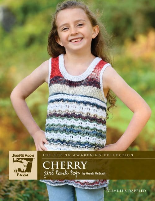 Juniper Moon Farm Cherry Girl Tank Top Pattern Leaflet - Paradise Fibers