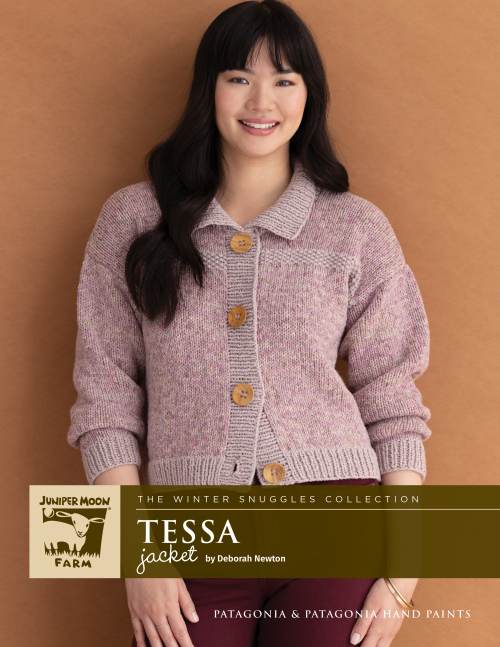 Juniper Moon Farm Tessa Jacket Pattern Leaflet - Paradise Fibers