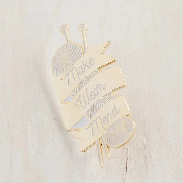 K2TOG CLUB Enamel Pins - Paradise Fibers