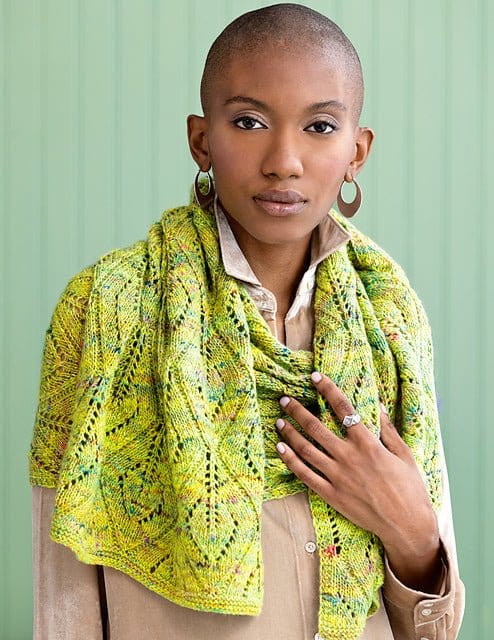 KAMANI Scarf Pattern by Noro Leaflet - Paradise Fibers