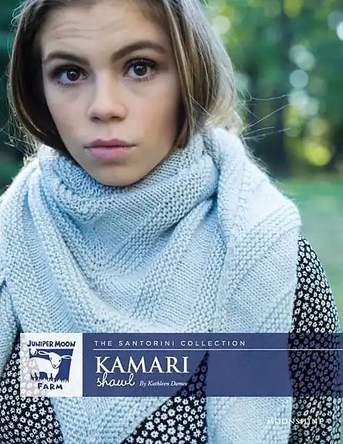 KAMARI SHAWL Pattern by Juniper Moon - Leaflet - Paradise Fibers